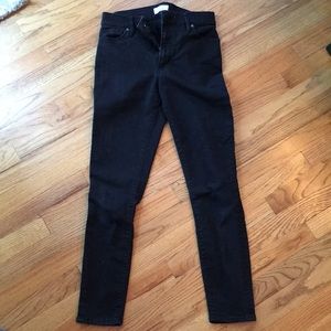 Modern high waist skinny ankle jeans